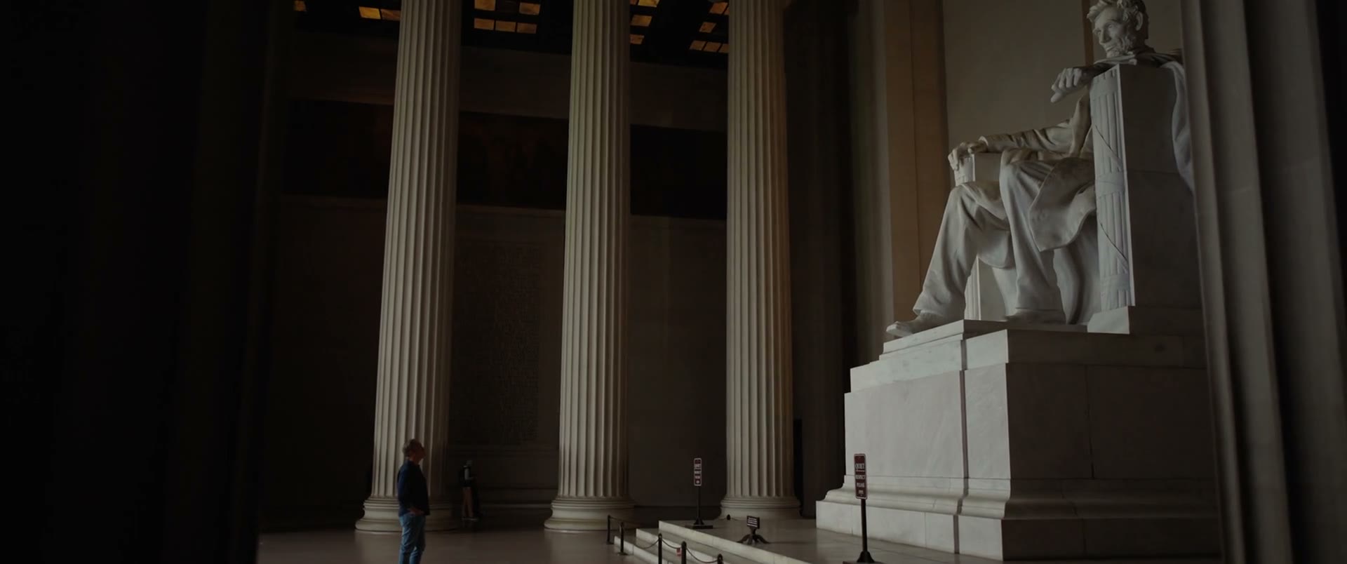 Something to Stand For, the Lincoln Memorial at dusk.